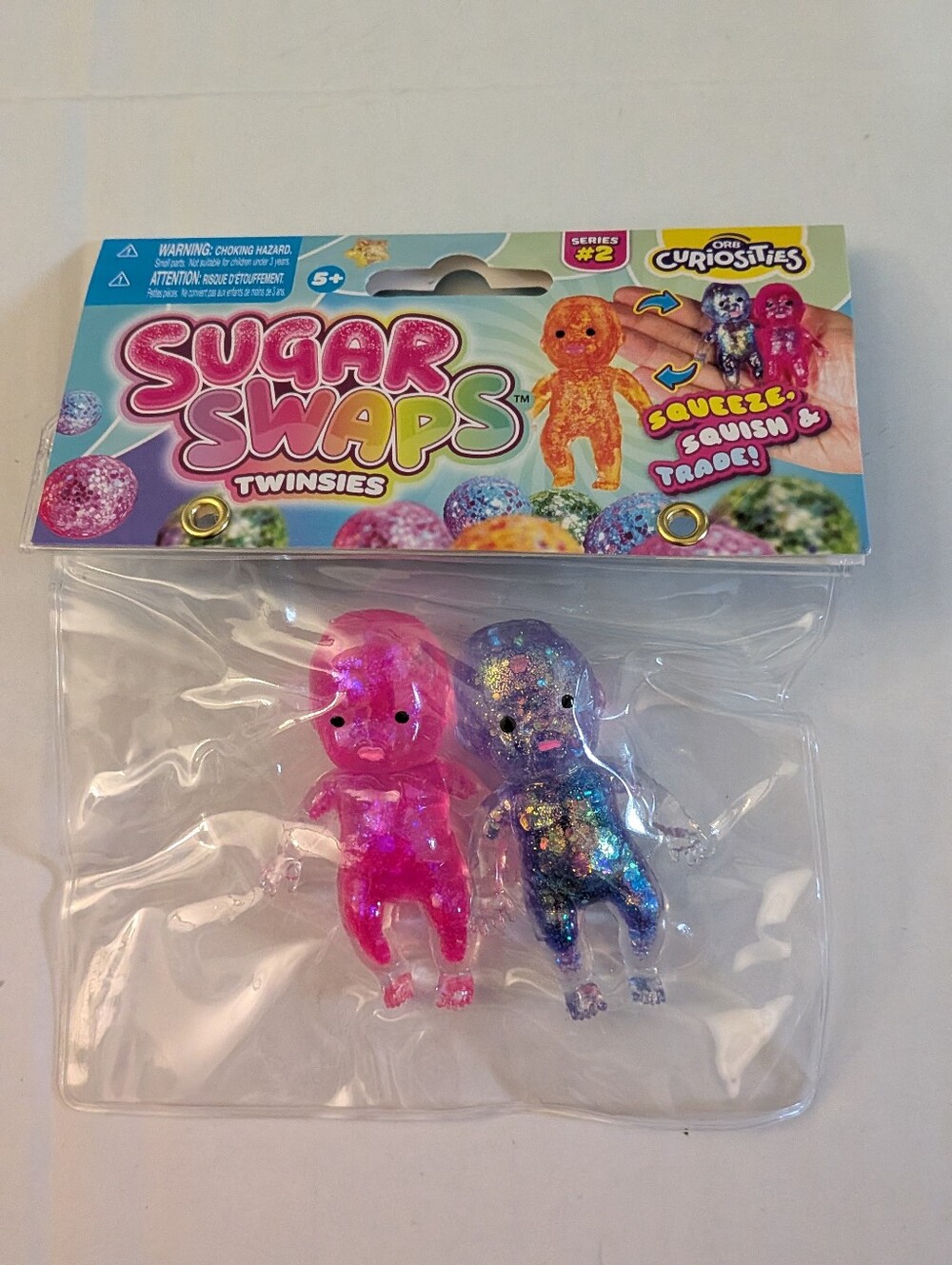 Sugar Swaps Twinsies Squish Pink & Purple Squeezables